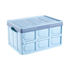 Extra-Large Collapsible Plastic Storage Box with Lid (Thickened) – Multifunctional Foldable Storage Bin for Car and Home Use