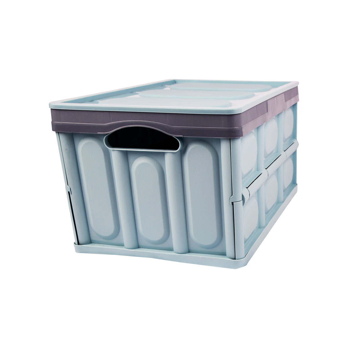 Extra-Large Collapsible Plastic Storage Box with Lid (Thickened) – Multifunctional Foldable Storage Bin for Car and Home Use