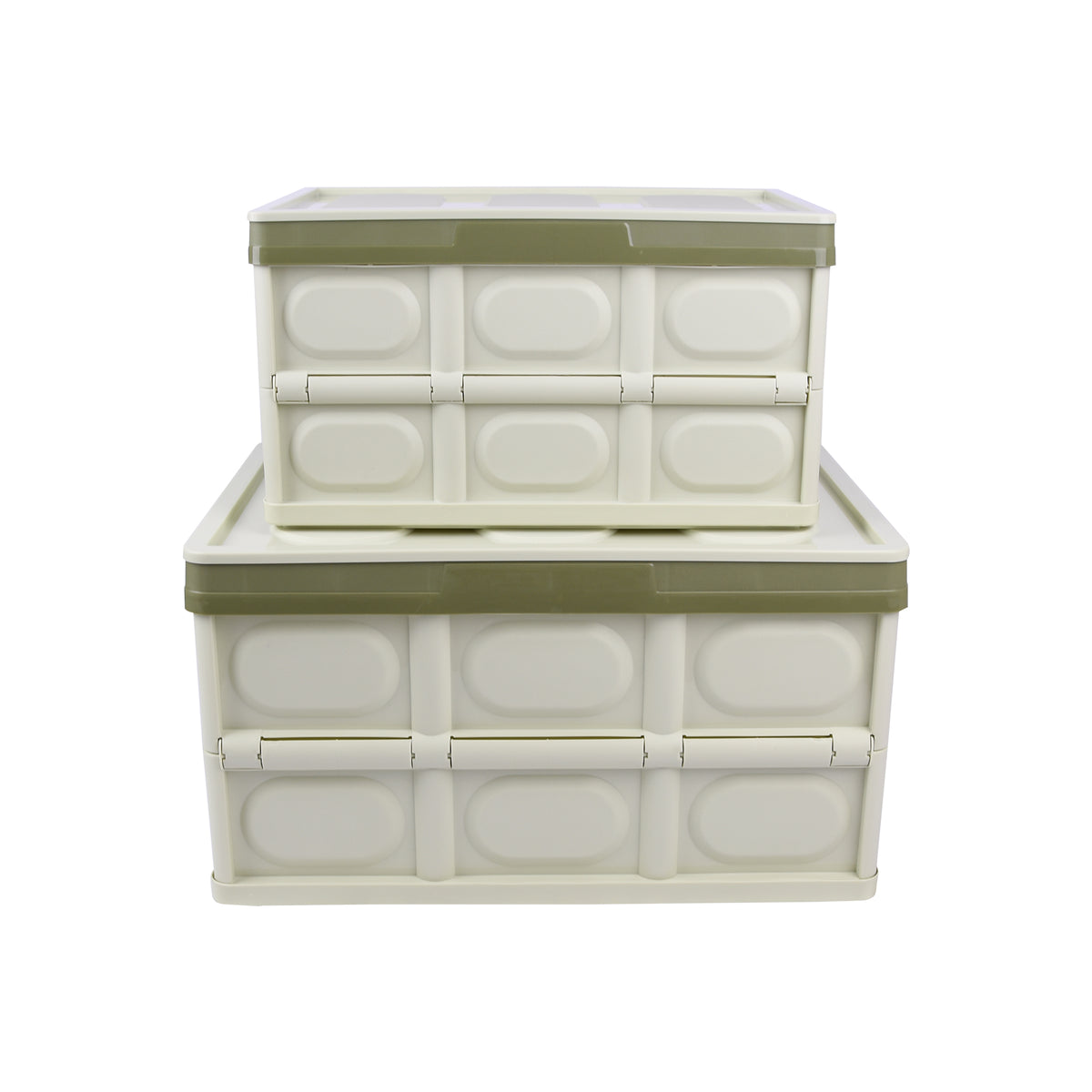 Extra-Large Collapsible Plastic Storage Box with Lid (Thickened) – Multifunctional Foldable Storage Bin for Car and Home Use