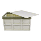 Extra-Large Collapsible Plastic Storage Box with Lid (Thickened) – Multifunctional Foldable Storage Bin for Car and Home Use