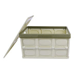Extra-Large Collapsible Plastic Storage Box with Lid (Thickened) – Multifunctional Foldable Storage Bin for Car and Home Use