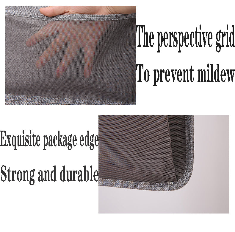 Double-sided hanging storage organizer for underwear and socks—made of Oxford cloth, designed for wall-mounted use.