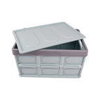 Extra-Large Collapsible Plastic Storage Box with Lid (Thickened) – Multifunctional Foldable Storage Bin for Car and Home Use