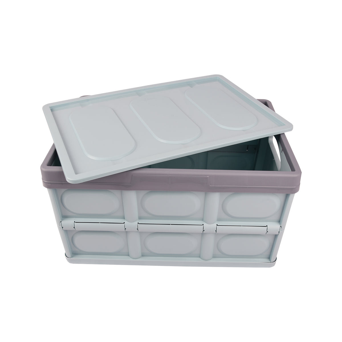 Extra-Large Collapsible Plastic Storage Box with Lid (Thickened) – Multifunctional Foldable Storage Bin for Car and Home Use