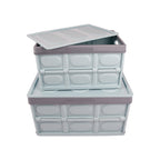 Extra-Large Collapsible Plastic Storage Box with Lid (Thickened) – Multifunctional Foldable Storage Bin for Car and Home Use