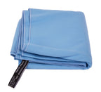 Solid-color double-sided fleece beach towel for adults – absorbent, quick-drying, and lint-free.