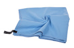 Solid-color double-sided fleece beach towel for adults – absorbent, quick-drying, and lint-free.