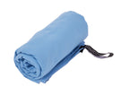 Solid-color double-sided fleece beach towel for adults – absorbent, quick-drying, and lint-free.
