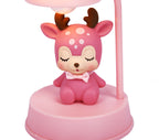 Cute Musical Reindeer Night Light Ornament; Girly-Style Unicorn Table Lamp/Bedroom Night Light