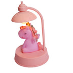Cute Musical Reindeer Night Light Ornament; Girly-Style Unicorn Table Lamp/Bedroom Night Light