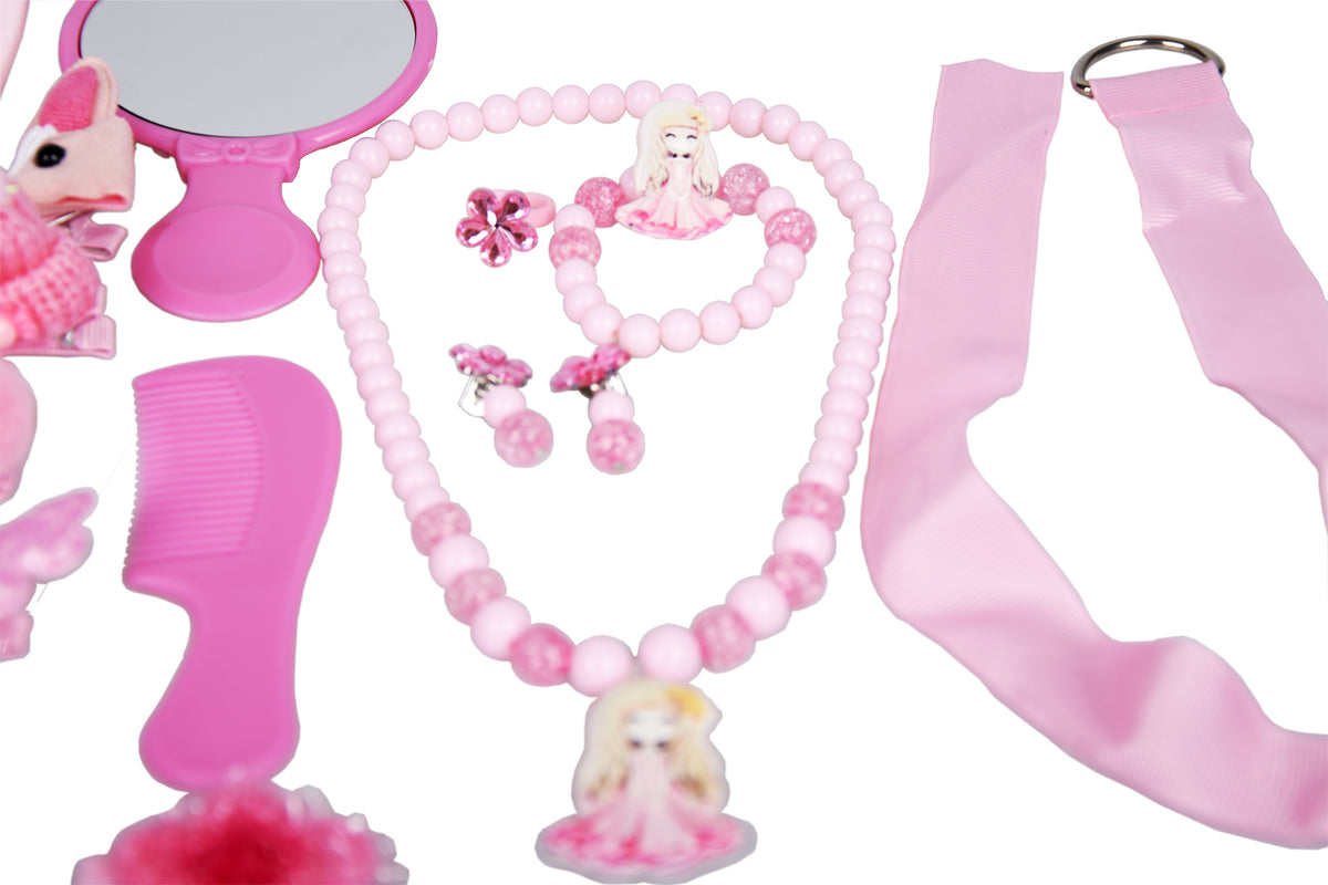 Girls' Hair Accessory Set – Princess-Style Clips and Cute Accessories for Toddlers and Young Girls