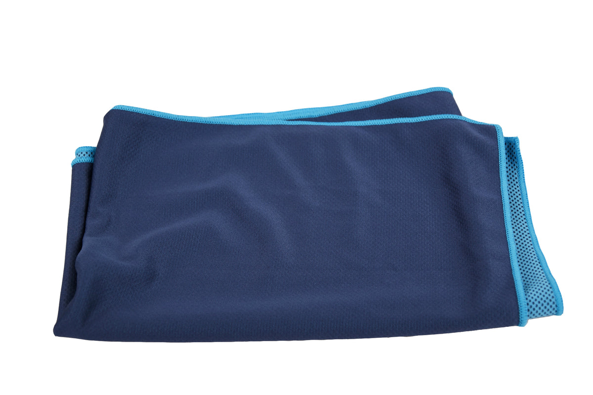 2-Pack Cooling Towel – Quick-Drying, Heat-Relief, Dual-Color Magic Cooling Towel; Ideal for Sports, Hands, Bathing, or the Beach.