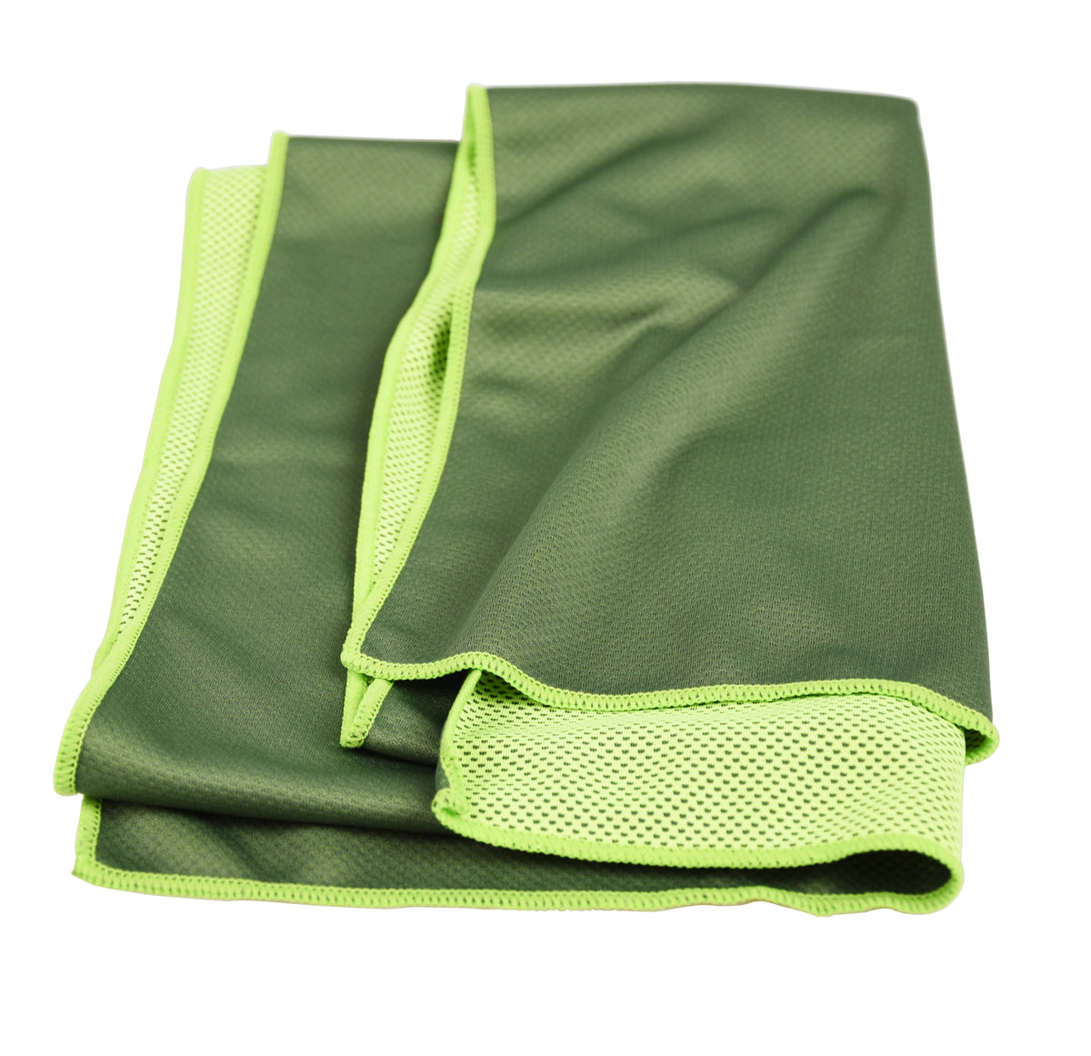 2-Pack Cooling Towel – Quick-Drying, Heat-Relief, Dual-Color Magic Cooling Towel; Ideal for Sports, Hands, Bathing, or the Beach.