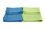 2-Pack Cooling Towel – Quick-Drying, Heat-Relief, Dual-Color Magic Cooling Towel; Ideal for Sports, Hands, Bathing, or the Beach.