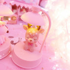Cute Musical Reindeer Night Light Ornament; Girly-Style Unicorn Table Lamp/Bedroom Night Light
