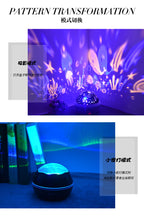 Rotating USB Starry Sky & Ocean Projector Night Light – Birthday Gift